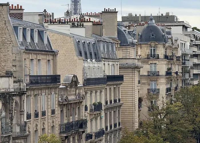 Апартаменты Eiffel View - Chic 1br - Palais Des Congres